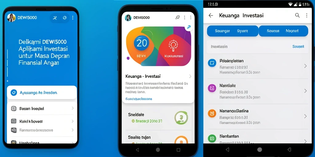 Antarmuka DEWI5000 yang user-friendly untuk investasi yang efektif.
