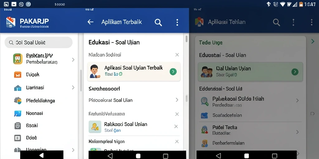Tampilan antarmuka PAKARJP yang interaktif dan mudah digunakan.