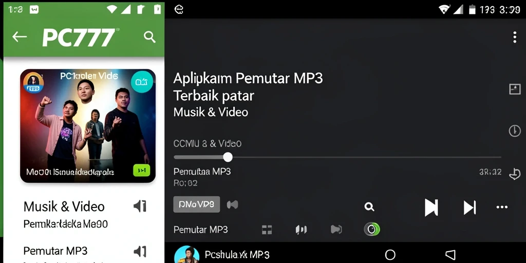 Tampilan antarmuka PC777 yang menarik dan mudah dinavigasi.