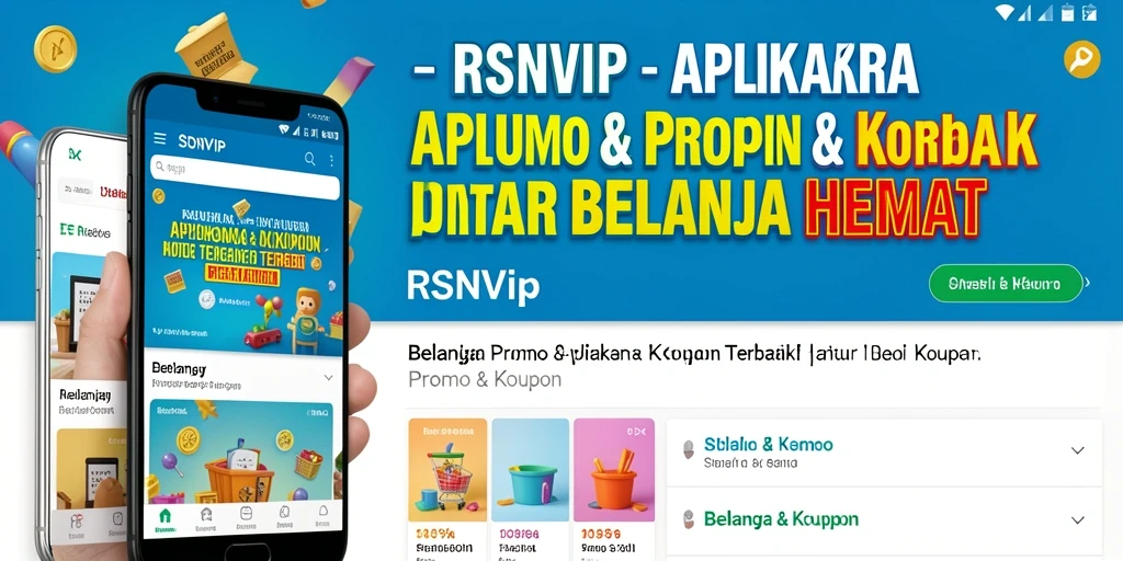 Tampilan antarmuka RSNVIP yang sederhana dan efektif untuk mencari promo.