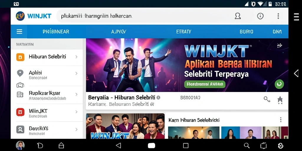 Antarmuka aplikasi WINJKT yang menarik dan informatif.